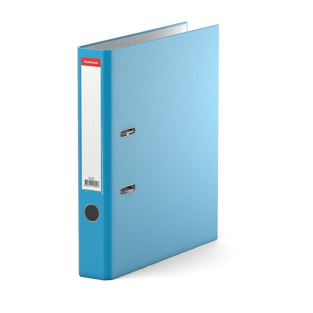 Папка–регистратор с арочным механизмом ErichKrause®, Neon, А4, 50 мм, голубой