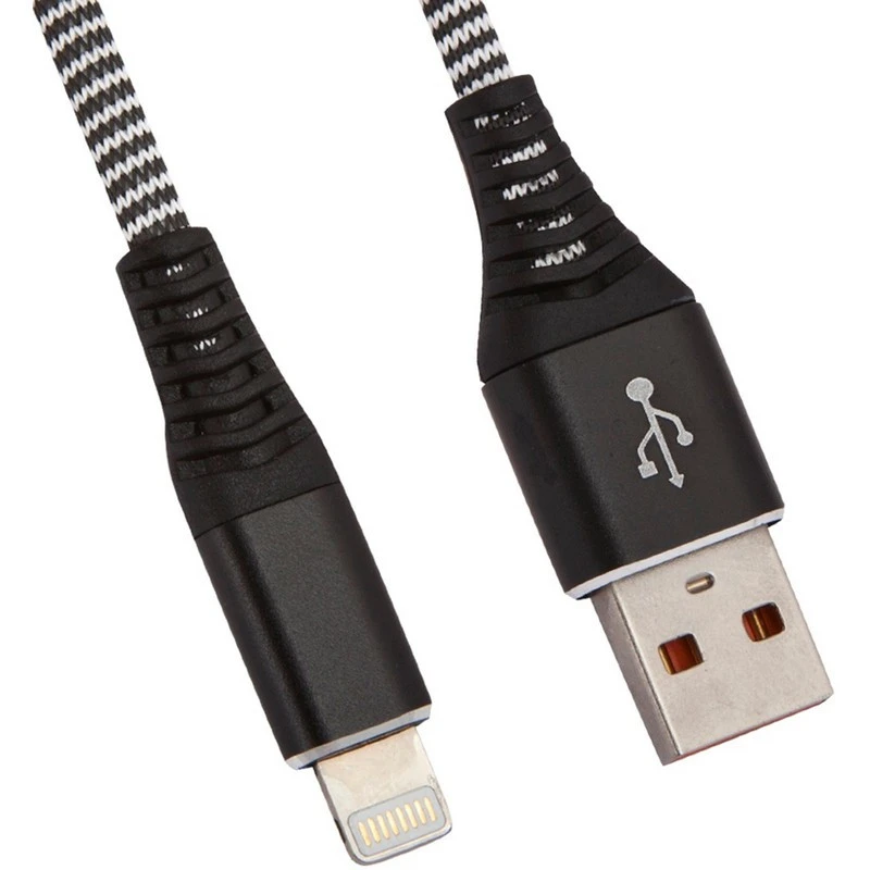 Кабель USB 2.0 - Lightning, М/М, 1 м, LP, бел, 0L-00038863