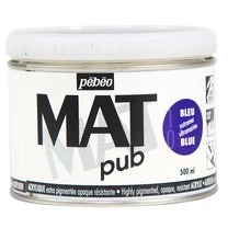 "PEBEO" экстра матовая Mat Pub №1 500 мл 257010 ультрамарин