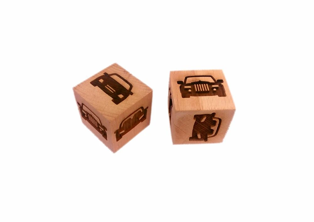 Кухонные принадлежности "S-CHIEF" SHF-0200 Деревянный кубик с узором