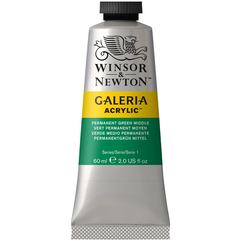 Краски акриловые Winsor&Newton "Galeria", 60 мл, туба, перманентный