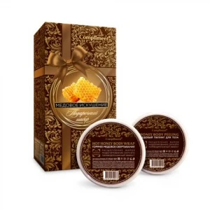 Compliment ПН №1036 Медовое искушение (Гор.медовое оберт.250мл+мед.пиллинг для Compliment ПН №1036 Медовое искушение (Гор.медовое оберт.250мл+мед.пиллинг для