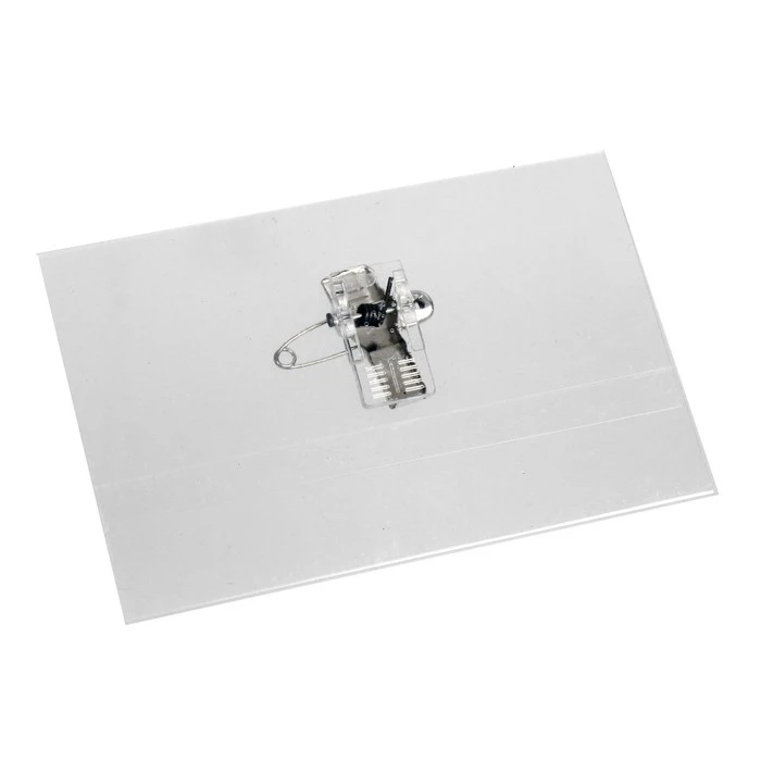 Бейдж-карман Calligrata горизонтальный, 30 мкр (внешний 88 х 55 мм) внутренний