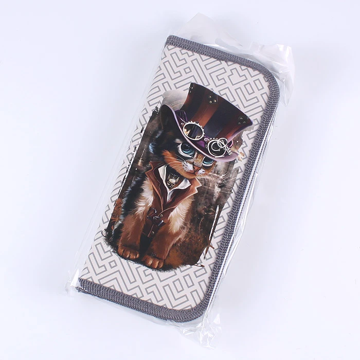 Пенал 1отдел. 190* 90мм Умный котик