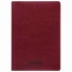 Тетрадь 60 л. в линию обложка гладкий кожзам, сшивка, B5 (179х250мм), БОРДОВЫЙ,