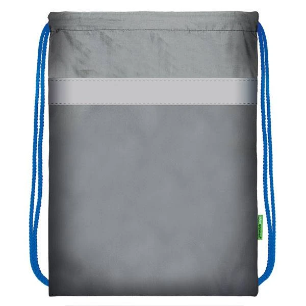 Мешок д/обуви schoolФОРМАТ 40.5х34 см 1 отд. серый с синим: МО-МАЛС штр.: