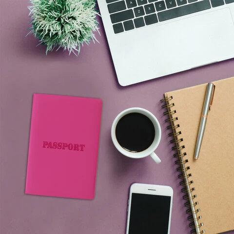 Обложка для паспорта STAFF, мягкий полиуретан, "ПАСПОРТ", розовая, Обложка для паспорта STAFF, мягкий полиуретан, "ПАСПОРТ", розовая,