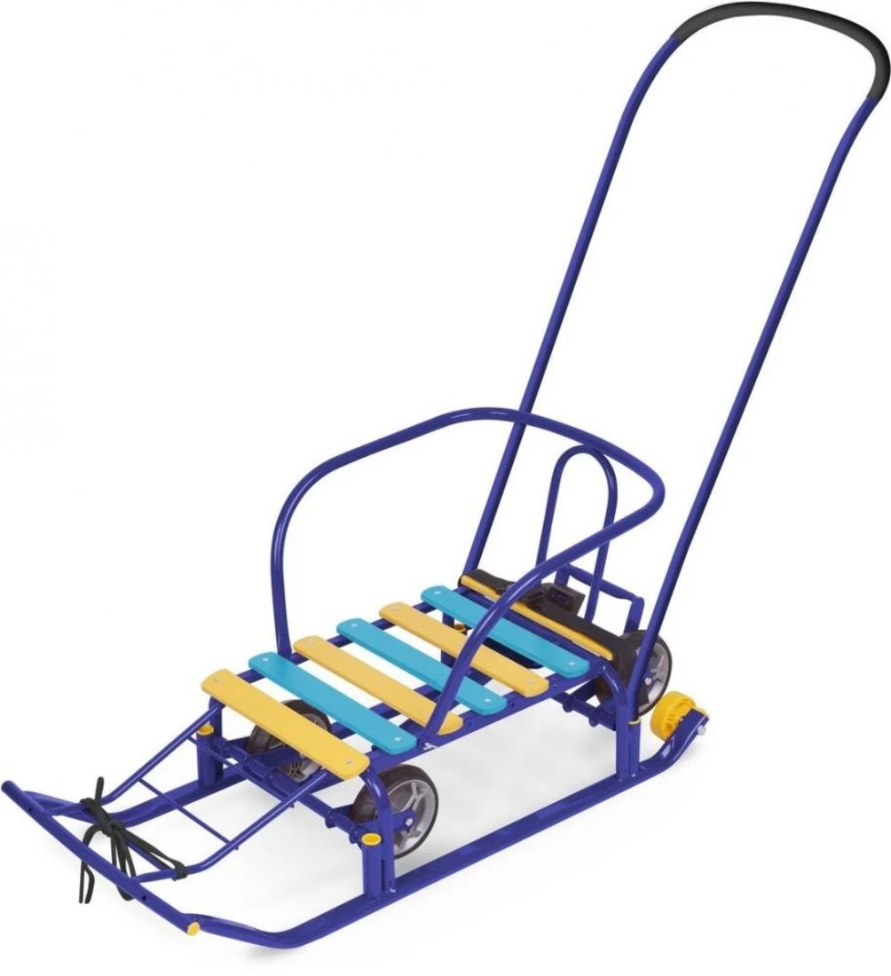 Санки детские Тимка 5 универсал + (синий) Санки детские Тимка 5 универсал + (синий)