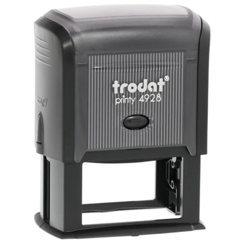 Оснастка для штампа, размер оттиска 60х33 мм, синий, TRODAT 4928, подушка в Оснастка для штампа, размер оттиска 60х33 мм, синий, TRODAT 4928, подушка в