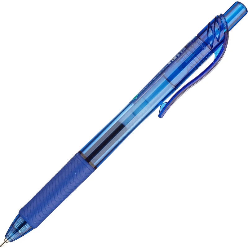 Ручка гелевая BLN105-C EnerGel 0,25мм автомат рез.манж син. штр.  0884851006714,