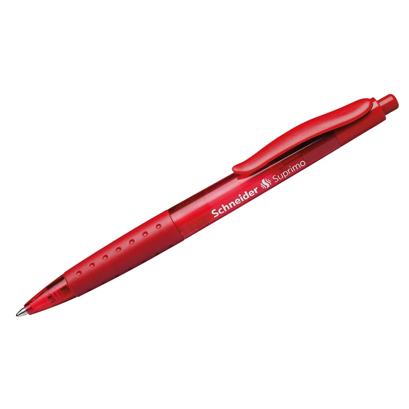 Ручка шариковая автоматическая Schneider "Suprimo" красная, 1,0мм,