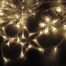 Гирлянда светодиодная "Звезды" занавес на окно 3х1 м, 138 ламп, теплый