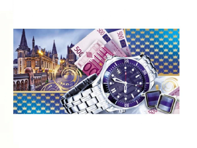 Optima Конверт для денег для денег Без текста Часы 1-04-0305