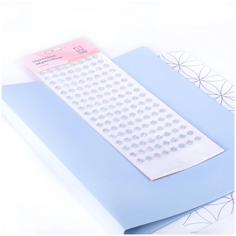 Наклейки акриловые MESHU, 10*32см, европодвес Наклейки акриловые MESHU, 10*32см, европодвес