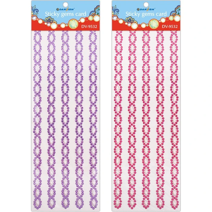 Наклейки-стразы акриловые "Darvish"