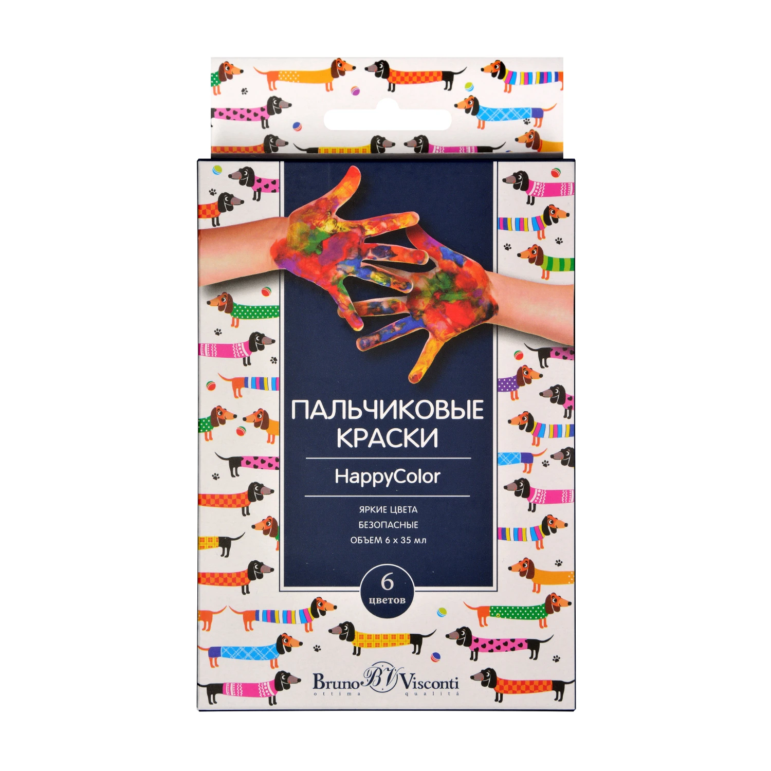 КРАСКИ ПАЛЬЧИКОВЫЕ, 6 ЦВ., В КОРОБКЕ-ПЕНАЛЕ 4 ВИДА КРАСКИ ПАЛЬЧИКОВЫЕ, 6 ЦВ., В КОРОБКЕ-ПЕНАЛЕ 4 ВИДА