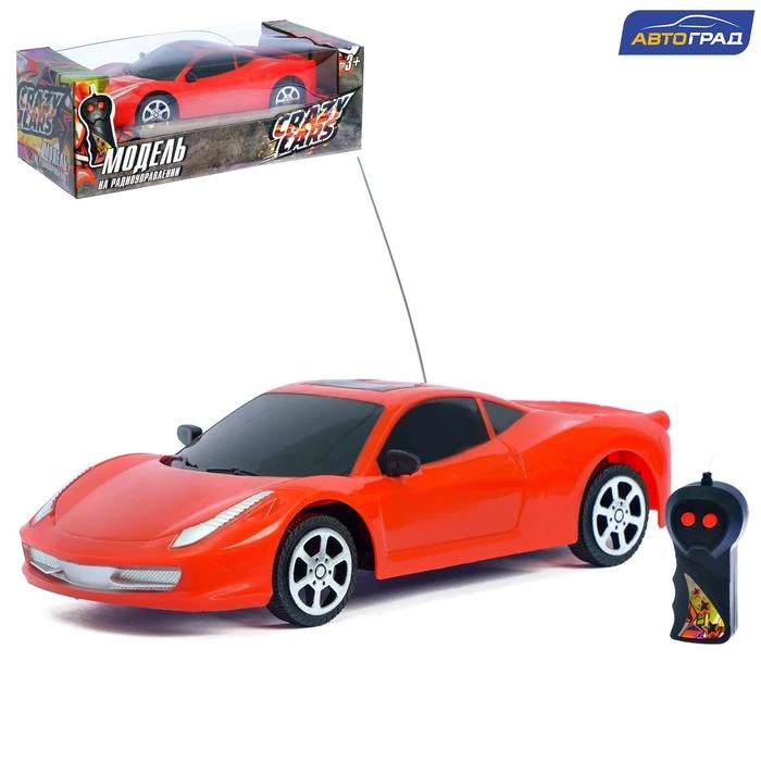 Машина радиоуправляемая «Купе», работает от батареек, цвета МИКС Машина радиоуправляемая «Купе», работает от батареек, цвета МИКС