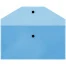 Папка-конверт на кнопке СТАММ, С6, 150мкм, прозрачная, синяя