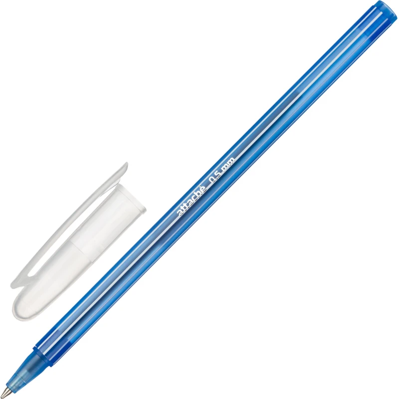 Ручка шариковая неавт Attache Economy толщ линии 0.5мм, синяя, синий корпус