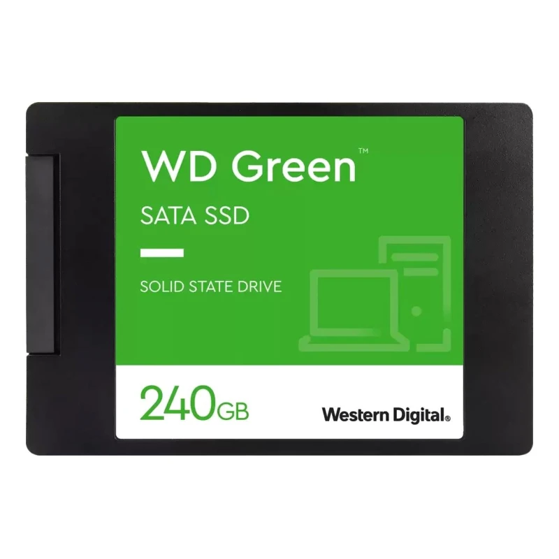 SSD накопитель WD GREEN 240Gb SATA 2,5" 3D TLC(WDS240G3G0A)