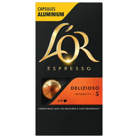 Кофе в алюминиевых капсулах L'OR "Espresso Delizioso" для кофемашин