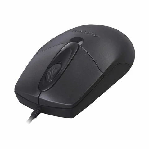 Мышь проводная A4TECH OP-720, USB, 2 кнопки + 1 колесо-кнопка, оптическая,
