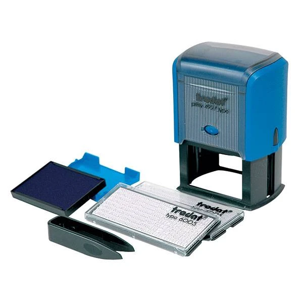 Штамп 8-строчный пластик рус.