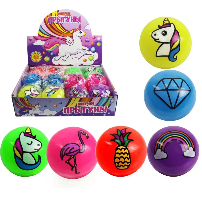 1toy Мячик пвх со светом 5,5см, ассортимент. Т15212