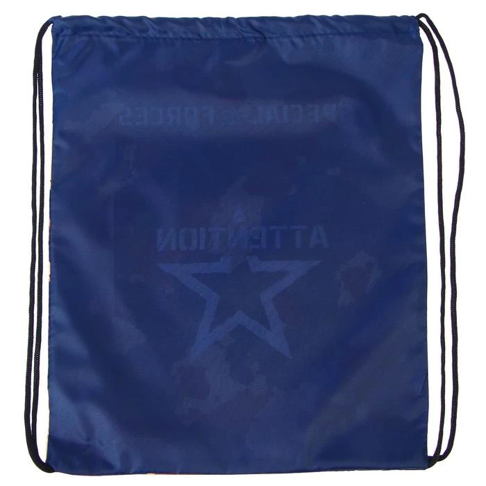 Мешок для обуви 420 х 340 мм, Calligrata «Камуфляж», темно-синий