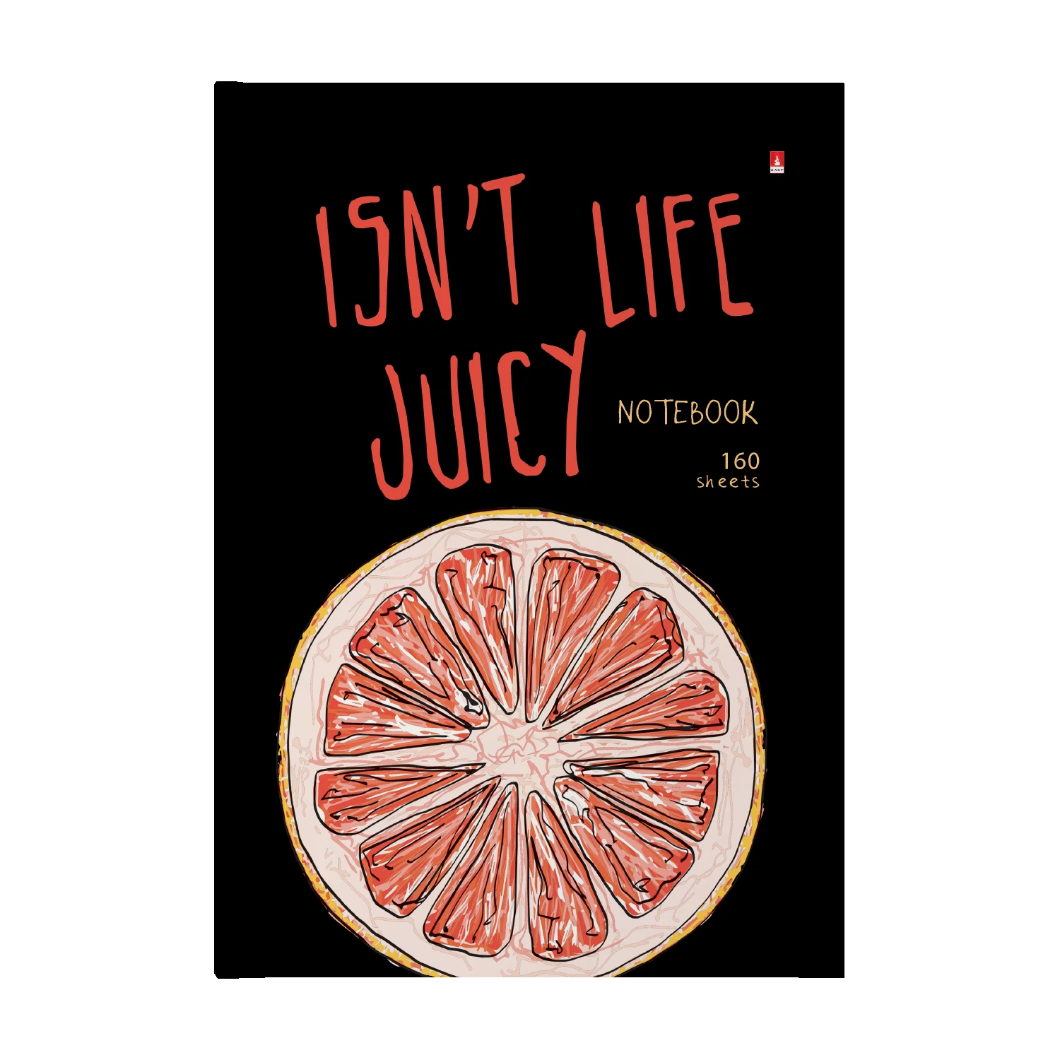 БЛОКНОТ-ПРЕСТИЖ А4. 160Л. "JUICY LIFE. ГРЕЙПФРУТ"