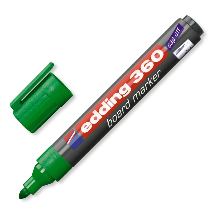 Маркер для досок EDDING e-360/4 зеленый 1,5-3 мм штр.  4004764063123,