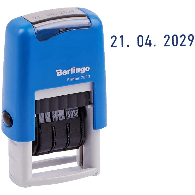 Датер ленточный Berlingo "Printer 7810", пластик, 1стр., 3мм, банк,