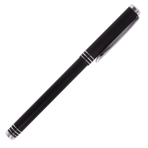 Ручка бизнес-класса шариковая BRAUBERG Magneto, СИНЯЯ, корпус черный с