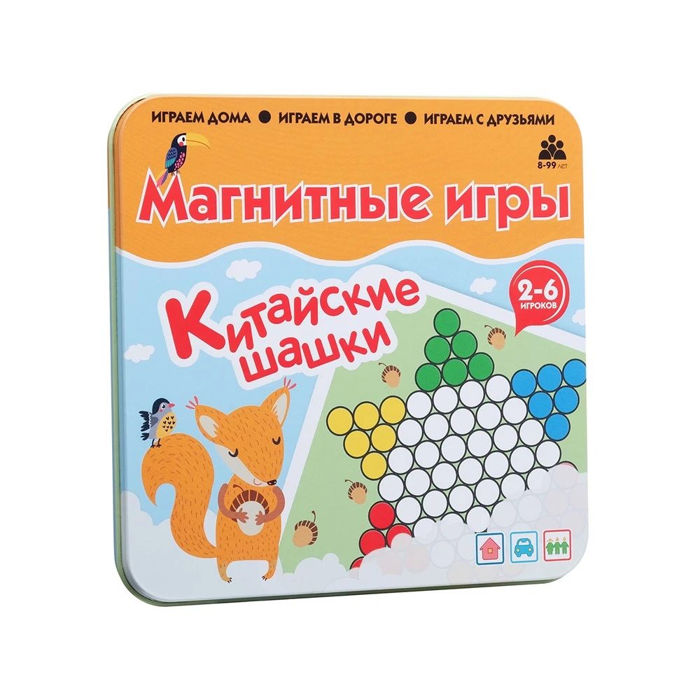 Магнитная игра Китайские шашки купить оптом, цена от 320.32 руб.  4620039150710