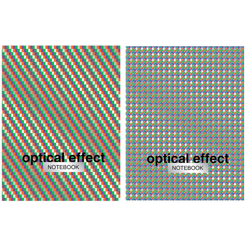 Бизнес-блокнот А5 64л. ЛАЙТ BG "Optical effect", метализация,