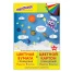 Набор цветного картона и бумаги А4 мелованные, 8 + 8 цветов, в папке, ЮНЛАНДИЯ,