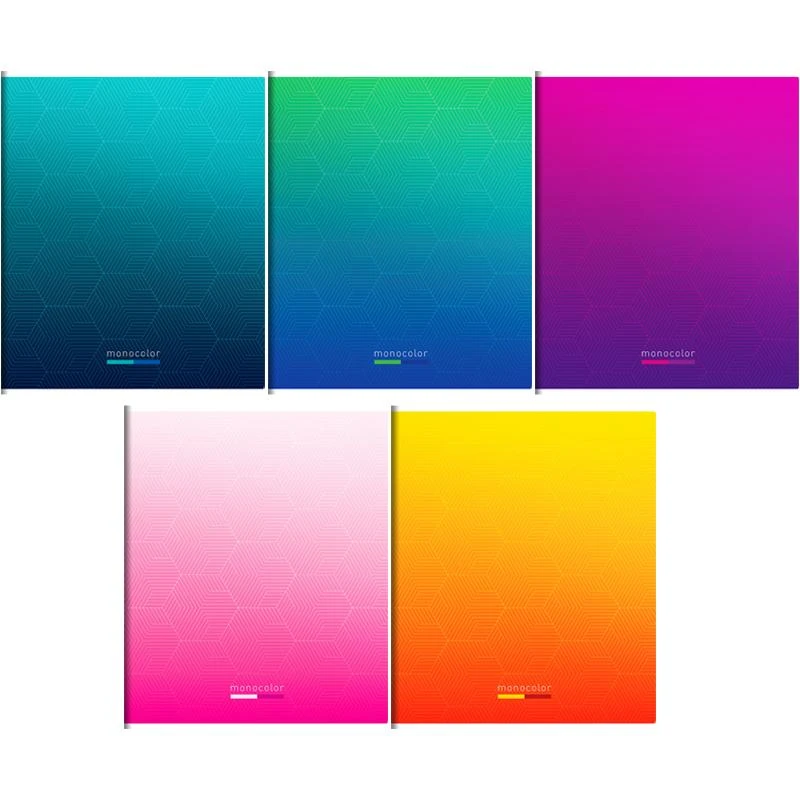 Тетрадь 96л., А5, клетка ArtSpace "Моноколор. Simple modern", Тетрадь 96л., А5, клетка ArtSpace "Моноколор. Simple modern",