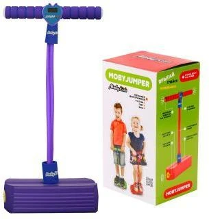 MobyJumper. Тренажер для прыжков со счетчиком, светом и звуком, фиолетовый.