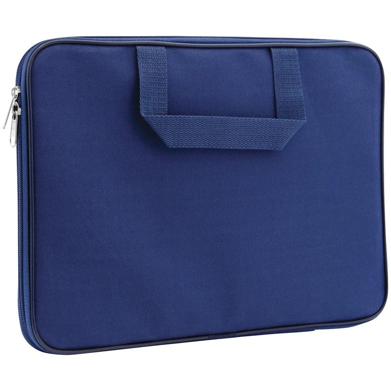 Папка с ручками А4 "Синяя", с карманом, ткань: ПМ_А4_1207 штр.: Папка с ручками А4 "Синяя", с карманом, ткань: ПМ_А4_1207 штр.: