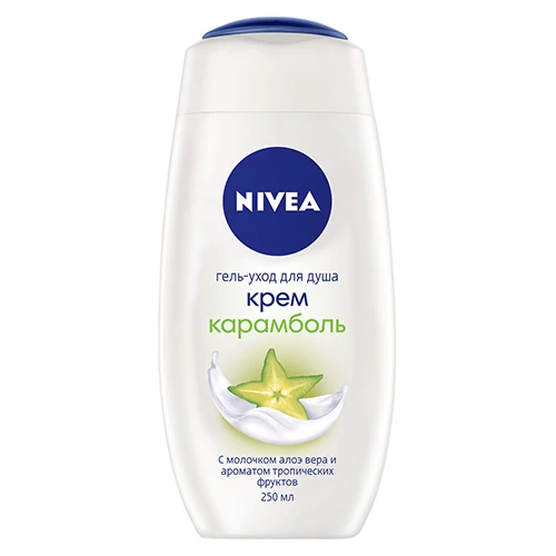 NIVEA гель для душа 250мл. КАРАМБОЛЬ *2/12