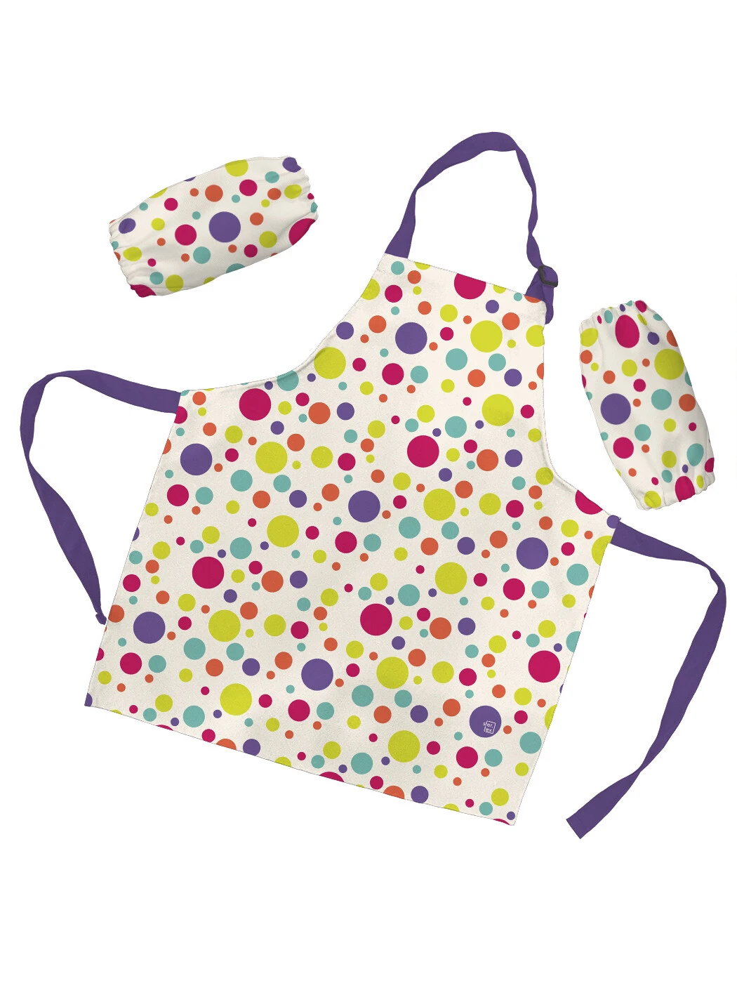 Фартук для творчества детский sfer.tex. Круги разноцветный