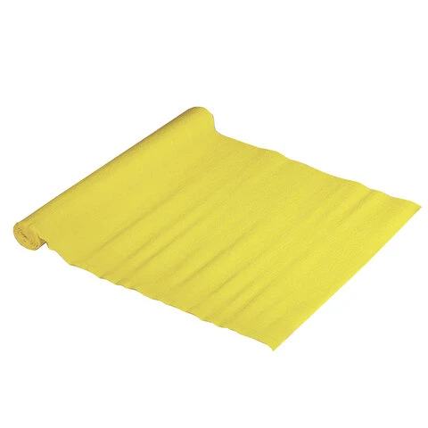 Бумага гофрированная (ИТАЛИЯ) 180 г/м2, лимонная (575), 50х250 см, BRAUBERG