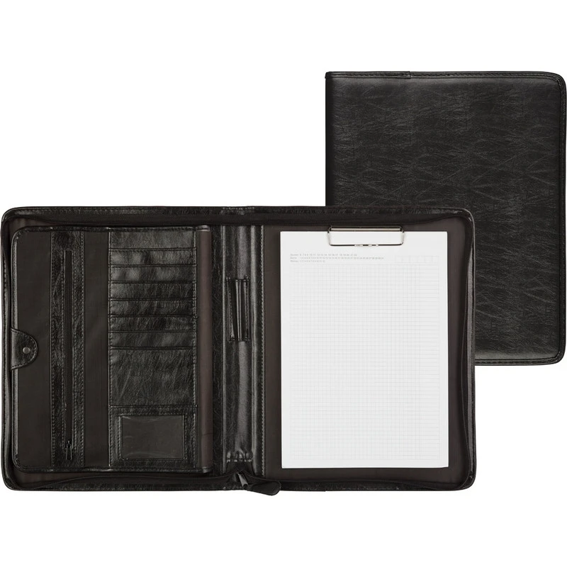 Папка из кож/зам ФОРТУНА-ЛЮКС 177, черн., Россия 971141