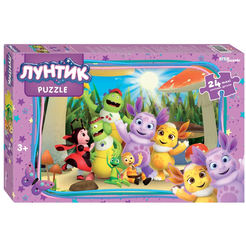 Пазл 24 эл. maxi Step Puzzle "Мельница. Лунтик. new 1"