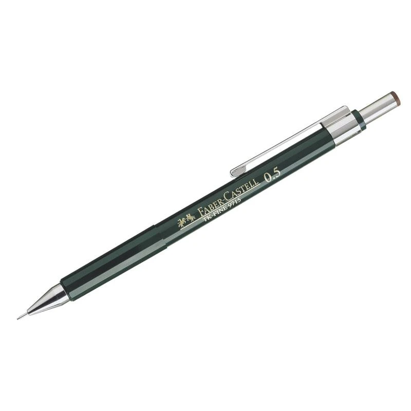 Карандаш механический Faber-Castell "TK-Fine 9715", 0,5мм, с ластиком.