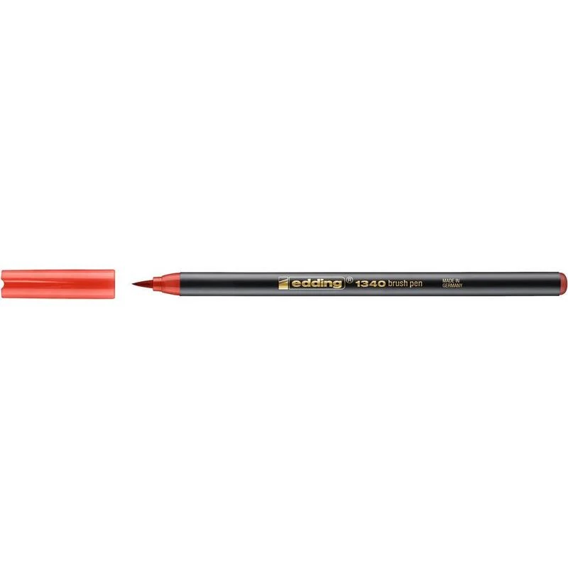 Ручка-кисть для бумаги Edding 1340/2, красный