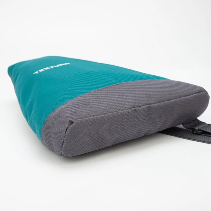 Рюкзак для обуви на молнии, цвет бирюзовый