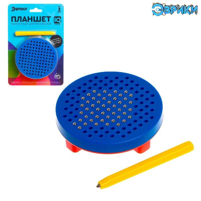 Планшет обучающий «Магнитное рисование», 120 отверстий, с креплением на обороте,
