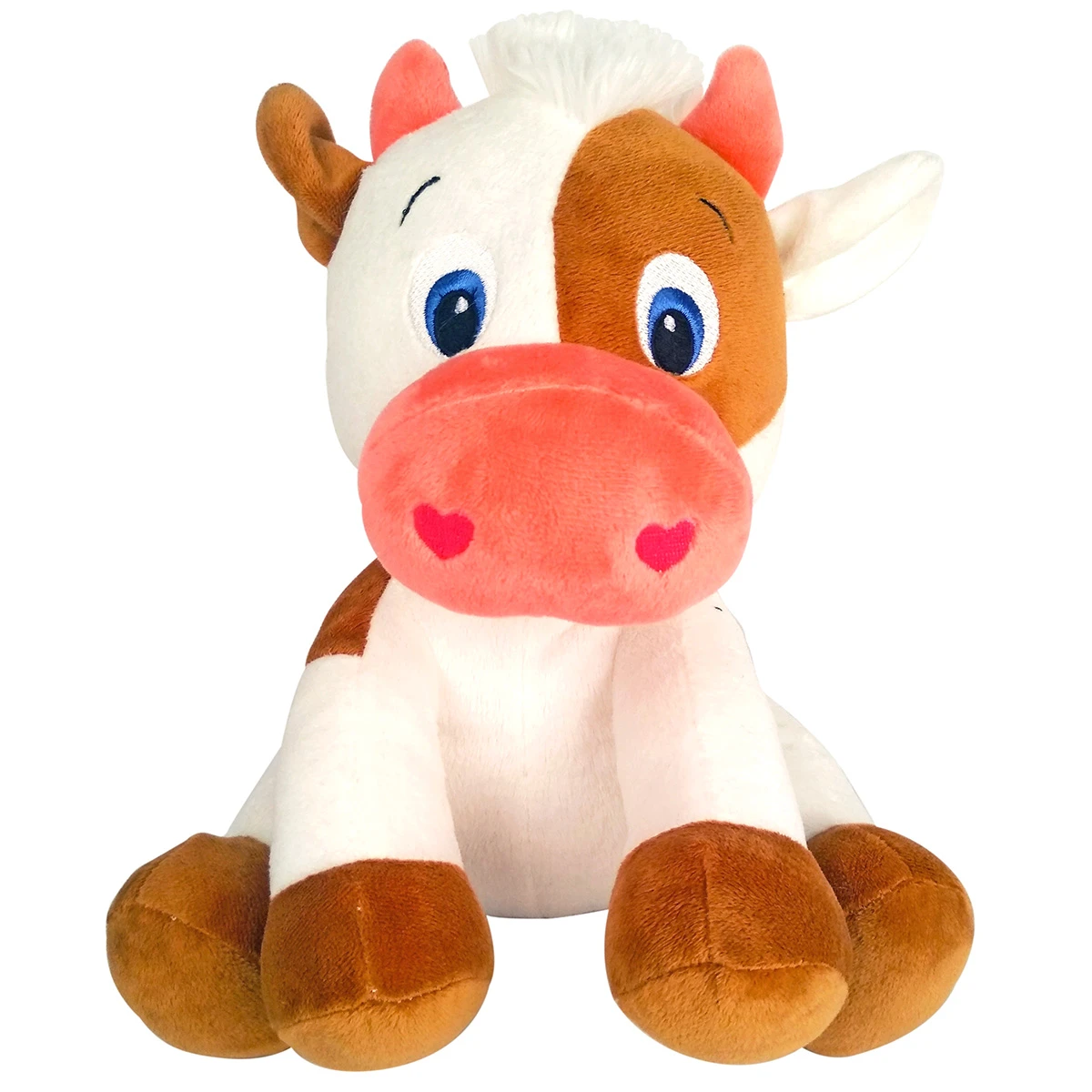 Мягкая игрушка корова, 23 см, LapaHouse