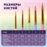 Кисти СИНТЕТИКА набор 5 шт. (круглые № 1, 2, 3, 4, 5), блистер, BRAUBERG KIDS,